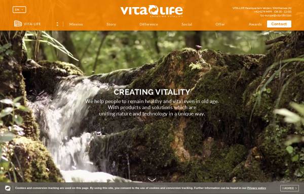 Vorschau von why.vita-life.com, Vita Life HandelsgmbH