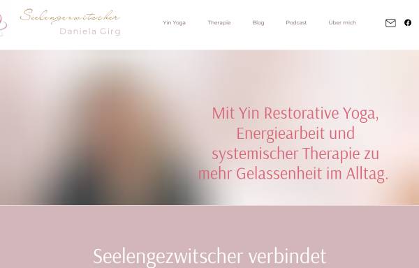 Vorschau von www.daniela.girg.de, Praxis für ganzheitliches Stressmanagement