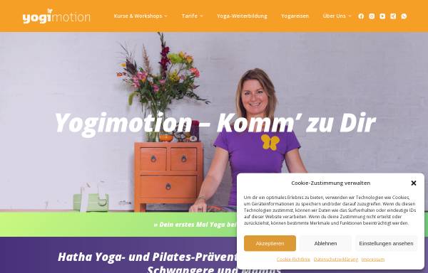 Vorschau von yogimotion.de, Yogimotion