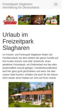 Vorschau der mobilen Webseite www.urlaubstreffer.de, Freizeitpark Slagharen / PonyparkCity Collendoorn