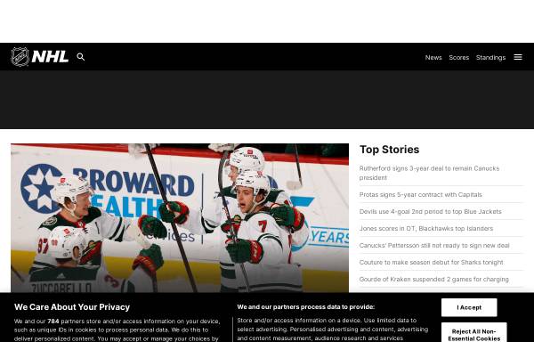 Vorschau von www.nhcl.de, NHL Online