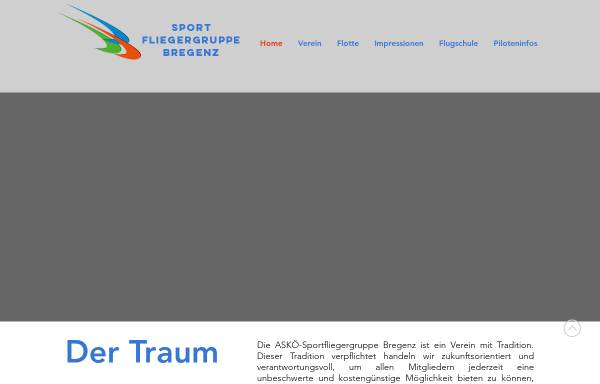 Vorschau von www.fliegen-bregenz.at, ASKÖ Sportfliegergruppe Bregenz