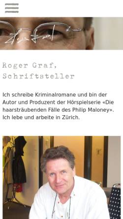 Vorschau der mobilen Webseite www.rogergraf.ch, Roger Graf