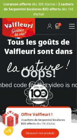 Vorschau der mobilen Webseite www.valfleuri.fr, Valfleuri