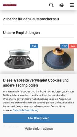 Vorschau der mobilen Webseite www.profi-case.de, Profi-Case, Mario Berninger