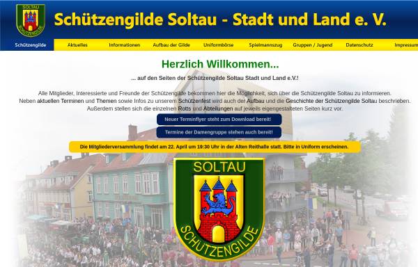 Vorschau von www.schuetzengilde-soltau.de, Schützengilde Soltau Stadt und Land e.V.