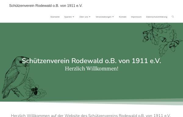 Vorschau von www.rodewald-ob.de, Schützenverein Rodewald o.B. von 1911 e.V.