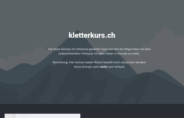 Vorschau von kletterkurs.ch, Kletterkurs.ch