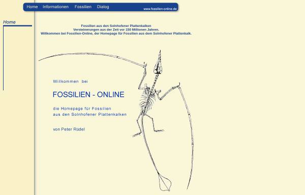 Vorschau von www.fossilien-online.de, Fossilien des Solnhofener Plattenkalks
