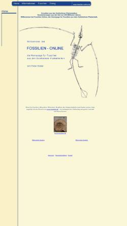 Vorschau der mobilen Webseite www.fossilien-online.de, Fossilien des Solnhofener Plattenkalks