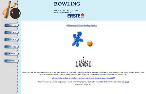 Vorschau von members.chello.at, Erstebank Bowling