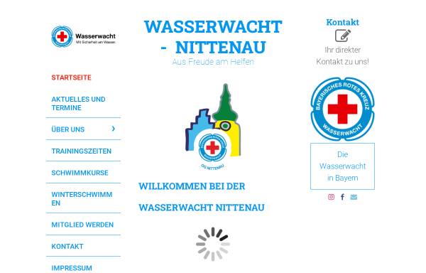 Vorschau von www.wasserwacht-nittenau.de, Wasserwacht Nittenau