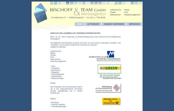 Vorschau von www.lettershop-bischoff.de, Bischoff & Team GmbH