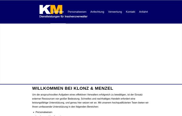 Vorschau von www.klonz-menzel.de, Klonz & Menzel GmbH