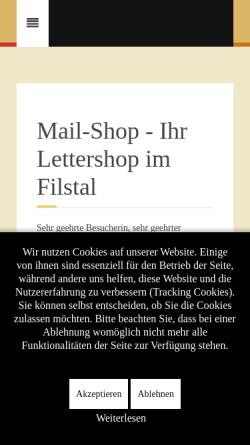 Vorschau der mobilen Webseite mail-shop.de, Mail-Shop, Inh. Frank Drenzeck