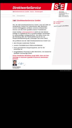 Vorschau der mobilen Webseite www.sr-direktwerbeservice.de, S&R DirektwerbeService GmbH