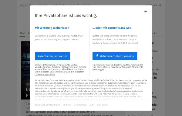 Vorschau von www.digital-engineering-magazin.de, Digital Engineering Magazin