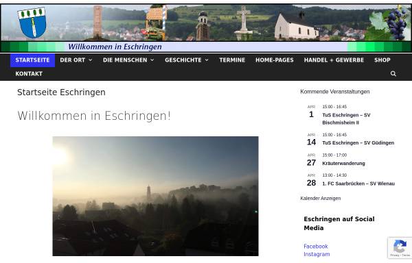 Vorschau von www.eschringen.de, Eschringen