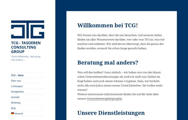 Vorschau von www.tcg-service.de, TCG - Tasoeren Consulting Group