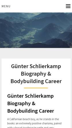 Vorschau der mobilen Webseite www.gunters.net, Schlierkamp, Günter