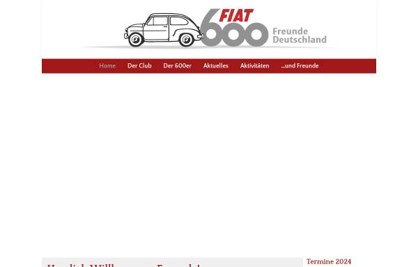 Vorschau von www.fiat600freunde.de, Fiat 600 Freunde Deutschland
