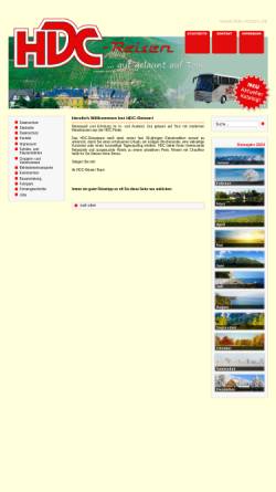 Vorschau der mobilen Webseite www.hdc-reisen.de, HDC-Reisen