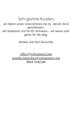 Vorschau der mobilen Webseite www.schrammel.com, Möbelhaus Schrammel