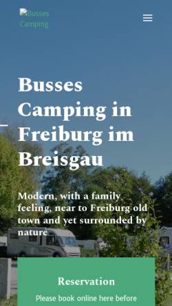 Vorschau der mobilen Webseite www.camping-freiburg.com, Camping Möslepark