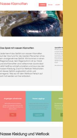 Vorschau der mobilen Webseite www.nasse-klamotten.de, Nasse Klamotten