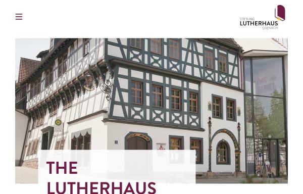 Vorschau von www.lutherhaus-eisenach.de, Eisenach, Lutherhaus