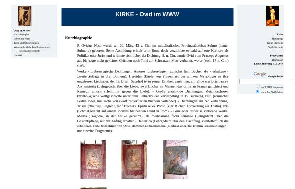 Vorschau von www.kirke.hu-berlin.de, Ovid