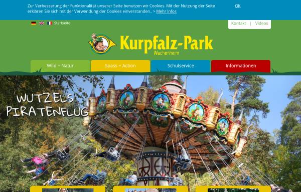 Vorschau von www.kurpfalz-park.de, Kurpfalz-Park Wachenheim