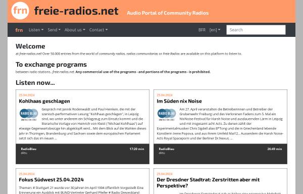 Vorschau von www.freie-radios.net, freie-radios.net