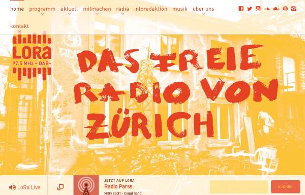 Vorschau von www.lora.ch, Radio LoRa