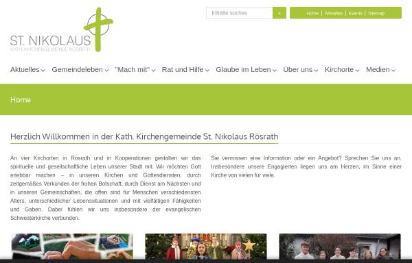 Vorschau von katholische-kirche-roesrath.de, Katholische Kirche Rösrath