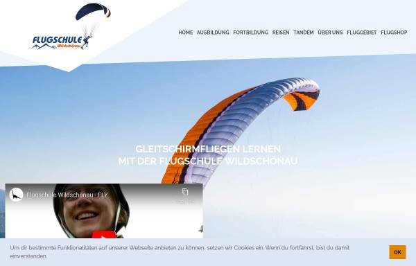 Vorschau von www.paragliding.at, Flugschule Wildschönau