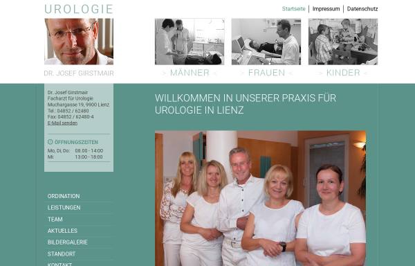 Vorschau von www.urologie-girstmair.at, Girstmair
