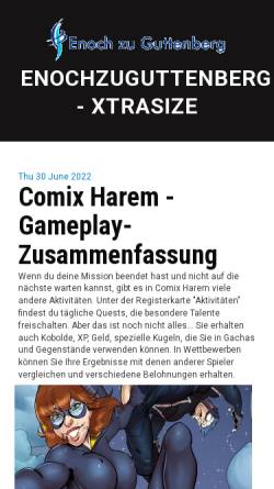 Vorschau der mobilen Webseite www.enochzuguttenberg.de, Enoch zu Guttenberg