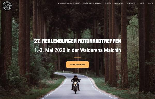Vorschau von www.motorradtreffen-malchin.de, Motorradtreffen Malchin