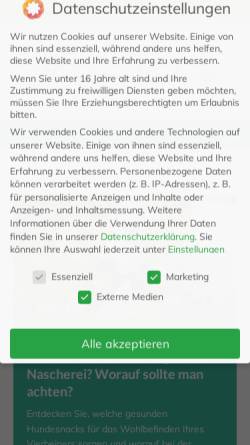 Vorschau der mobilen Webseite www.hallohaustier.de, HalloHaustier