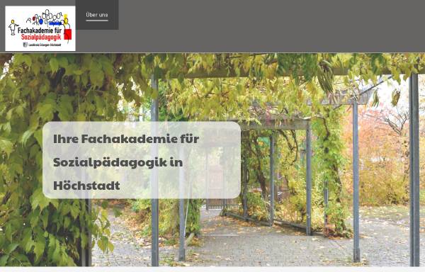 Vorschau von www.fachakademie-hoechstadt.de, Fachakademie für Sozialpädagogik Höchstadt