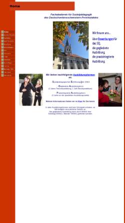 Vorschau der mobilen Webseite www.faks-passau.de, Fachakademie für Sozialpädagogik Passau