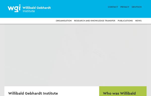 Willibald Gebhardt Institut