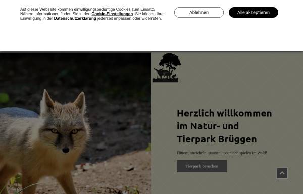 Vorschau von natur-und-tierpark-brueggen.de, Natur- und Tierpark Brüggen