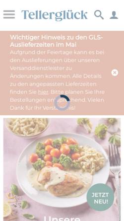 Vorschau der mobilen Webseite www.apetito-shop.de, Apetito AG