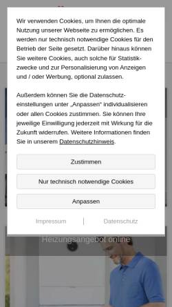 Vorschau der mobilen Webseite www.krueger-sanitaer.de, Andreas Krüger, Heizung & Sanitär