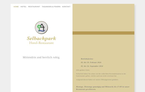 Vorschau von www.hotel-selbachpark.de, Hotel-Restaurant Selbachpark GmbH