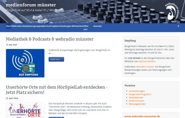 Vorschau von www.muenster.org, Medienforum Münster e.V.