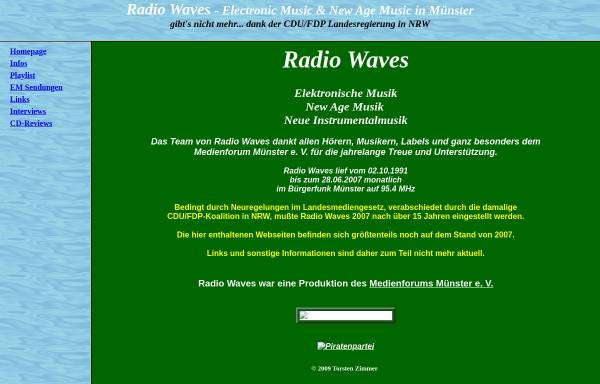Vorschau von www.radiowaves.de, Radio Waves