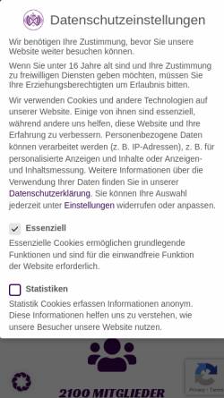 Vorschau der mobilen Webseite djk-wacker.de, DJK Wacker Mecklenbeck e. V.